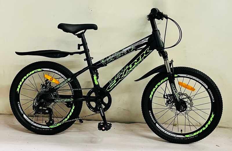 Детский спортивный велосипед 20’’ CORSO «Crank» CR-20608 (1) стальная рама, оборудование Saiguan 7 скоростей, собран на 75
