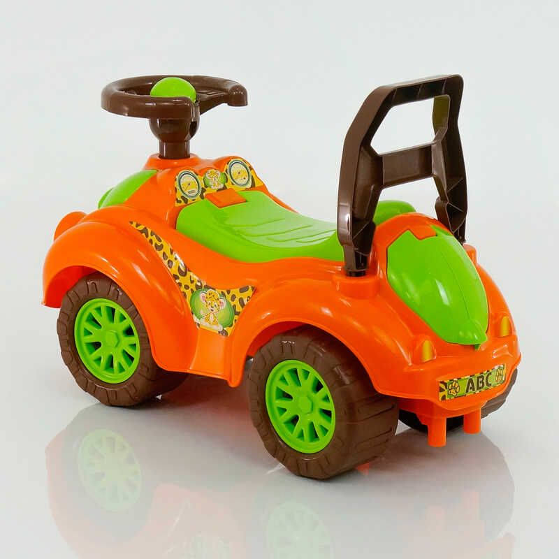 Беби машина "Кошечка" толокар 3268 (3) цвет салатовый, /ЦЕНА ЗА 1 ШТ/ "Technok Toys"