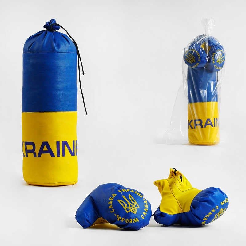 Груша боксерская МАЛАЯ (Украина) + перчатки (1) "Full contact" BUM 850158