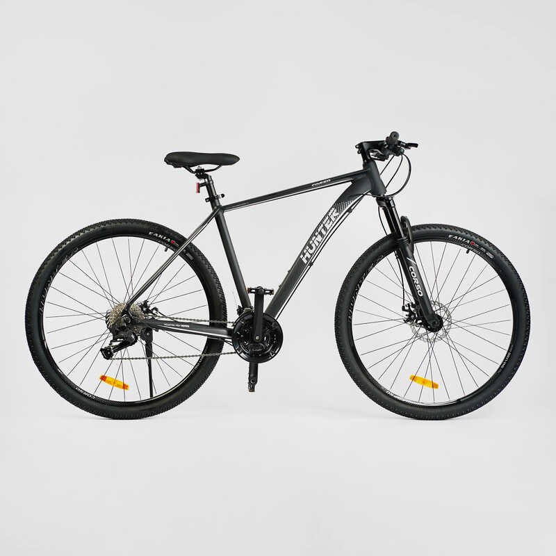 Велосипед Спортивний Corso "Hunter" 29" HT-29416 (1) рама алюмінієва 21``, обладнання L-TWOO-A5, 27швидкостей, зібраний на 75