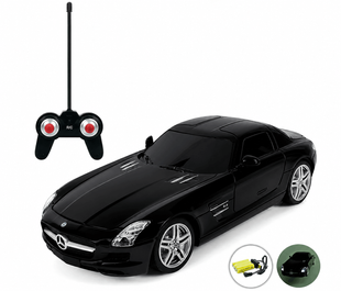 Машинка на радіоуправлінні Mercedes-Benz SLS з підсвіткою фар (AR-2324) маштаб 1:24