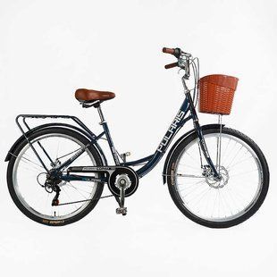 Велосипед міський Corso &laquo;Polaris&raquo; 26`` PS-12833 + КОШИК