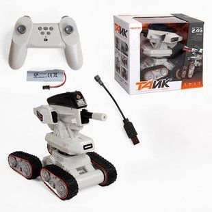 Танк на радиоуправлении стреляет орбизами (XB 1116) аккумулятор 3.7 V, подсветка, звуки