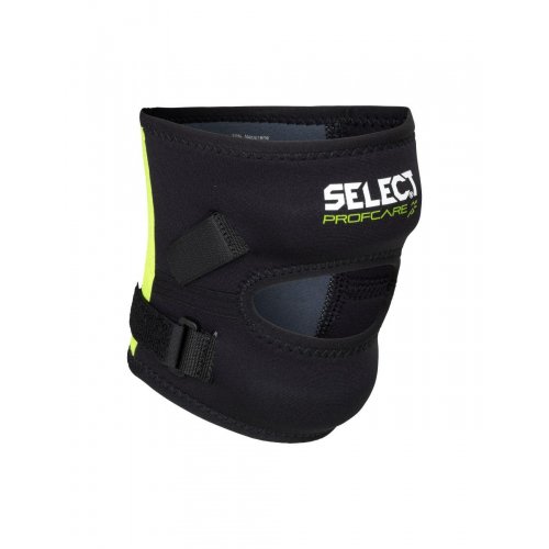 Наколенник SELECT 6207 Knee support for jumper's knee (228) черный/зеленый, L, L
