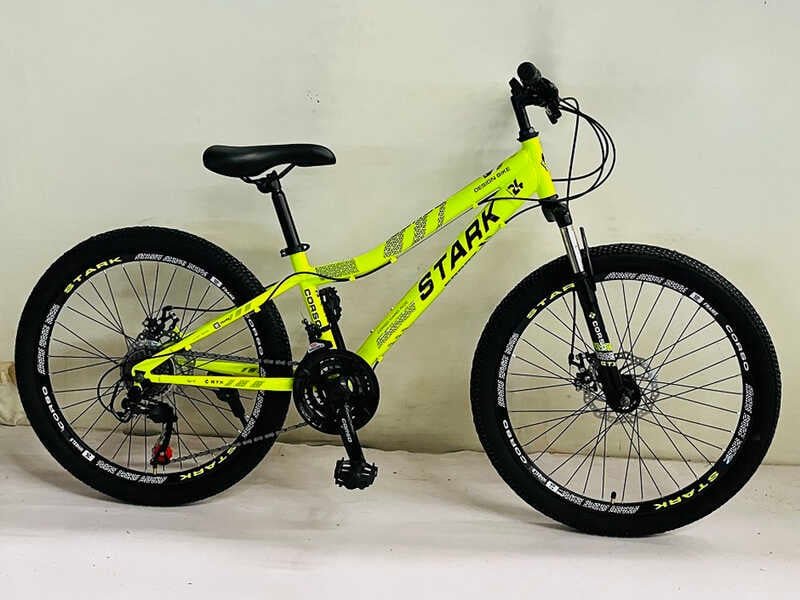 Велосипед Спортивный Corso «STARK» 24" дюйма SK - 24331 (1) рама стальная 12", 21 скорость SAIGUAN, собран на 75