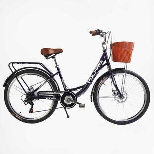 Велосипед міський Corso &laquo;Polaris&raquo; 26`` PS-36620 + КОШИК
