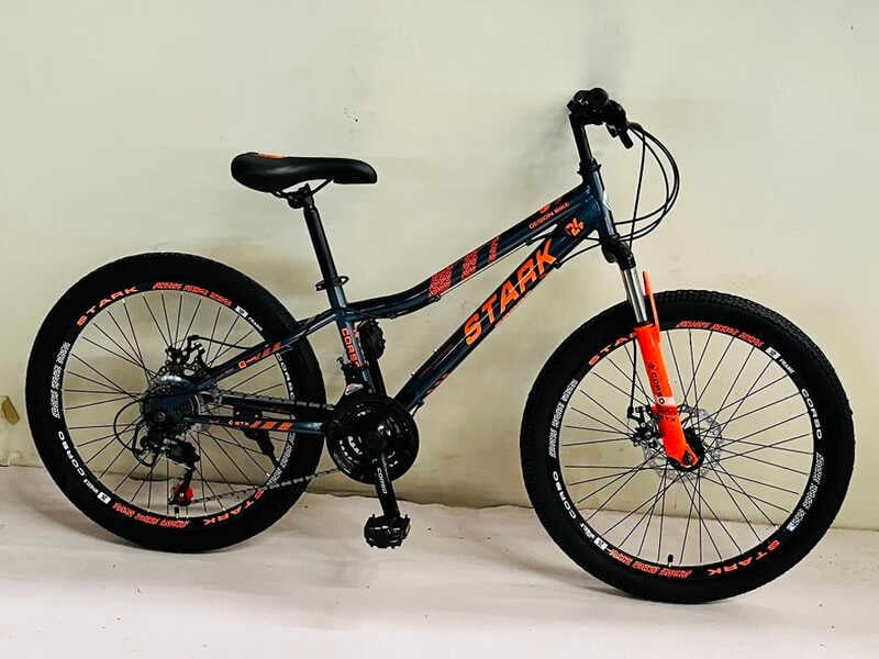 Велосипед Спортивний Corso «STARK» 24" дюйми SK - 24520 (1) рама сталева 12", 21 швидкість SAIGUAN, зібраний на 75