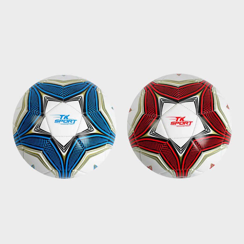 Мяч футбольный С 55030 (60) "TK Sport" 3 вида, материал TPE, вес 330-350 грамм, размер №5