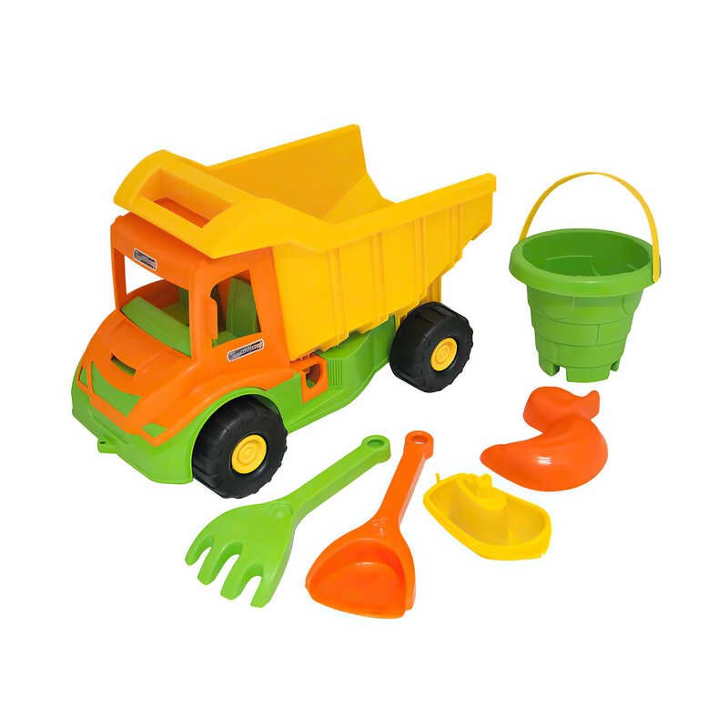 Дитячий пісочний набір Multi truck вантажівка з набором для піску (39930) "WADER"