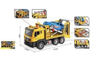 Эвакуатор WY 1120 B (18) на батарейках, подсветка, звук, инерция, длина 31 см, подвижные детали, в коробке