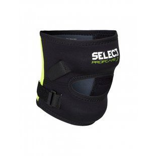 Наколенник SELECT 6207 Knee support for jumper's knee (228) черный/зеленый, XL