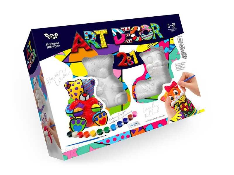 Креативна творчість 2 в 1 "ART DECOR" укр. (5) "Danko Toys"