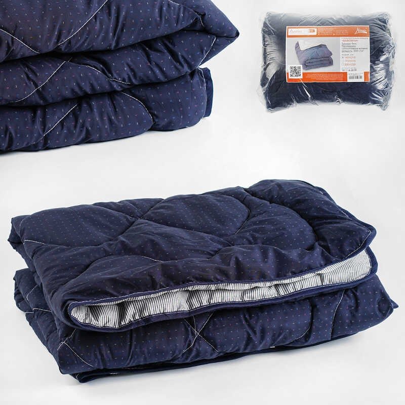 Одеяло "Хлопок" 20190055 1,5 бязь, силиконизированное волокно 145х210 см. (1) "Homefort"