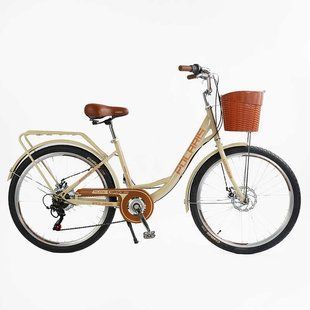 Велосипед міський Corso &laquo;Polaris&raquo; 26`` PS-72411 + КОШИК