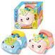 Телефончик на колесах 30708 (36) "WToys", 2 кольори, ОЗВУЧ. УКРАЇНСЬКОЮ МОВОЮ, колесо вільного руху, пісні, цифри, звуки, казки, світло, в коробці