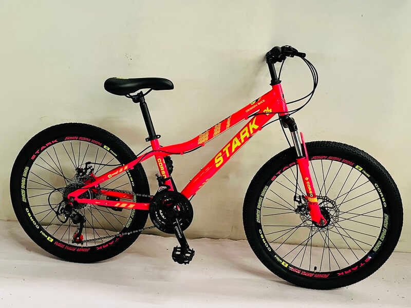Велосипед Спортивный Corso «STARK» 24" дюйма SK - 24797 (1) рама стальная 12", 21 скорость SAIGUAN, собран на 75