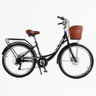Велосипед міський Corso &laquo;Polaris&raquo; 26`` PS-80110 + КОШИК
