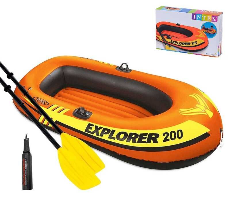 Intex Лодка EXPLORER 58331 (3) весла, насос, 185х94х41см