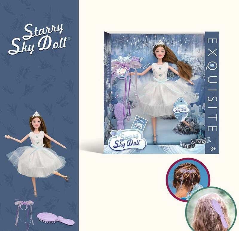 Лялька SK 045 B (48/2) діадема, щітка для волосся, прикраса для волосся, висота 30 см, в коробці