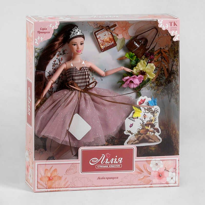 Кукла Лилия ТК - 13325 (48/2) "TK Group", "Лесная принцесса", аксессуары, в коробке