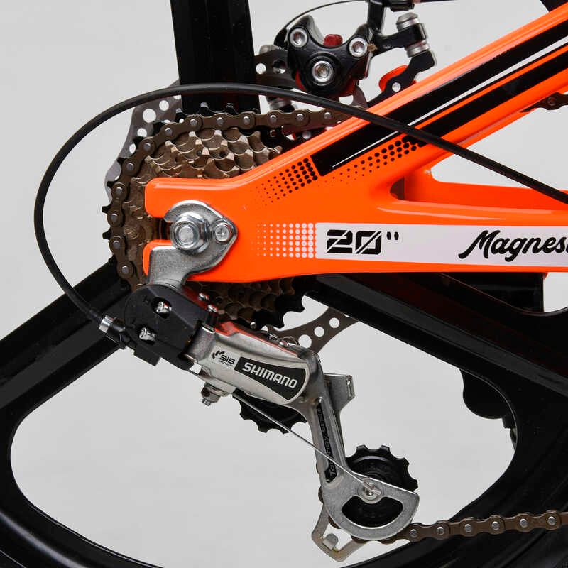 Спортивный детский велосипед 20’’ CORSO «Speedline» (MG-21060) магниевая рама, магниевые литые диски, Shimano Revoshift 7 скоростей