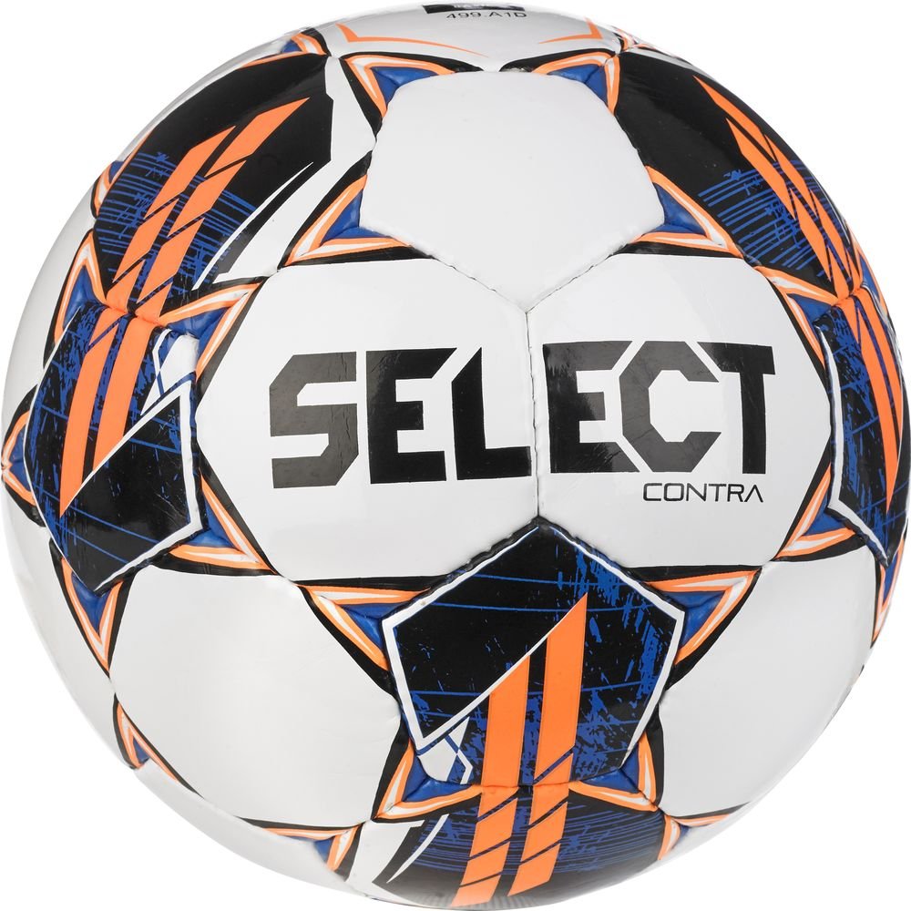 М’яч футбольний SELECT Contra FIFA Basic v23 (189) біл/помаранч, 4