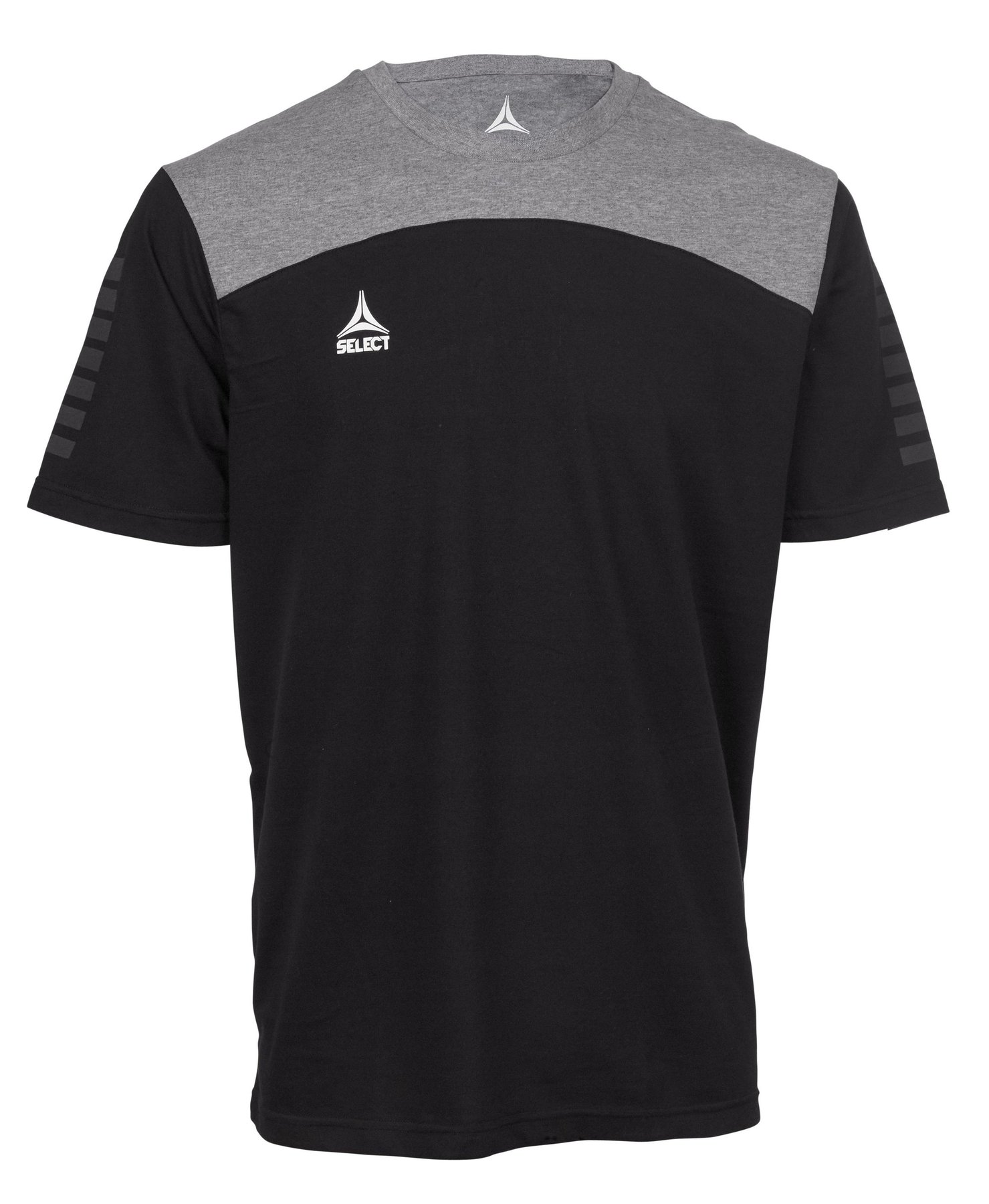 Футболка SELECT Oxford t-shirt (722) чорн/сірий, L