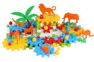 Игрушка "Конструктор" 3763 (5) "Technok Toys" 118 деталей, фигурки животных, в коробке