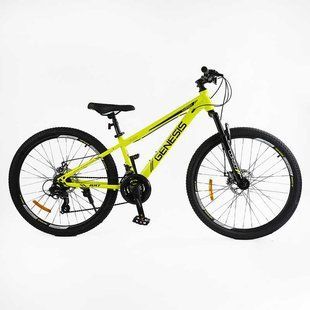 Велосипед Спортивний Corso 26" дюймів &laquo;Genesis&raquo; T-26430 (1) рама сталева 13&rsquo;&rsquo;, обладнання Saiguan 21 швидкість, зібран на 75