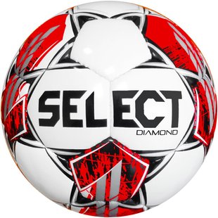 М’яч футбольний SELECT Diamond v23 (127) біл/червон, 4