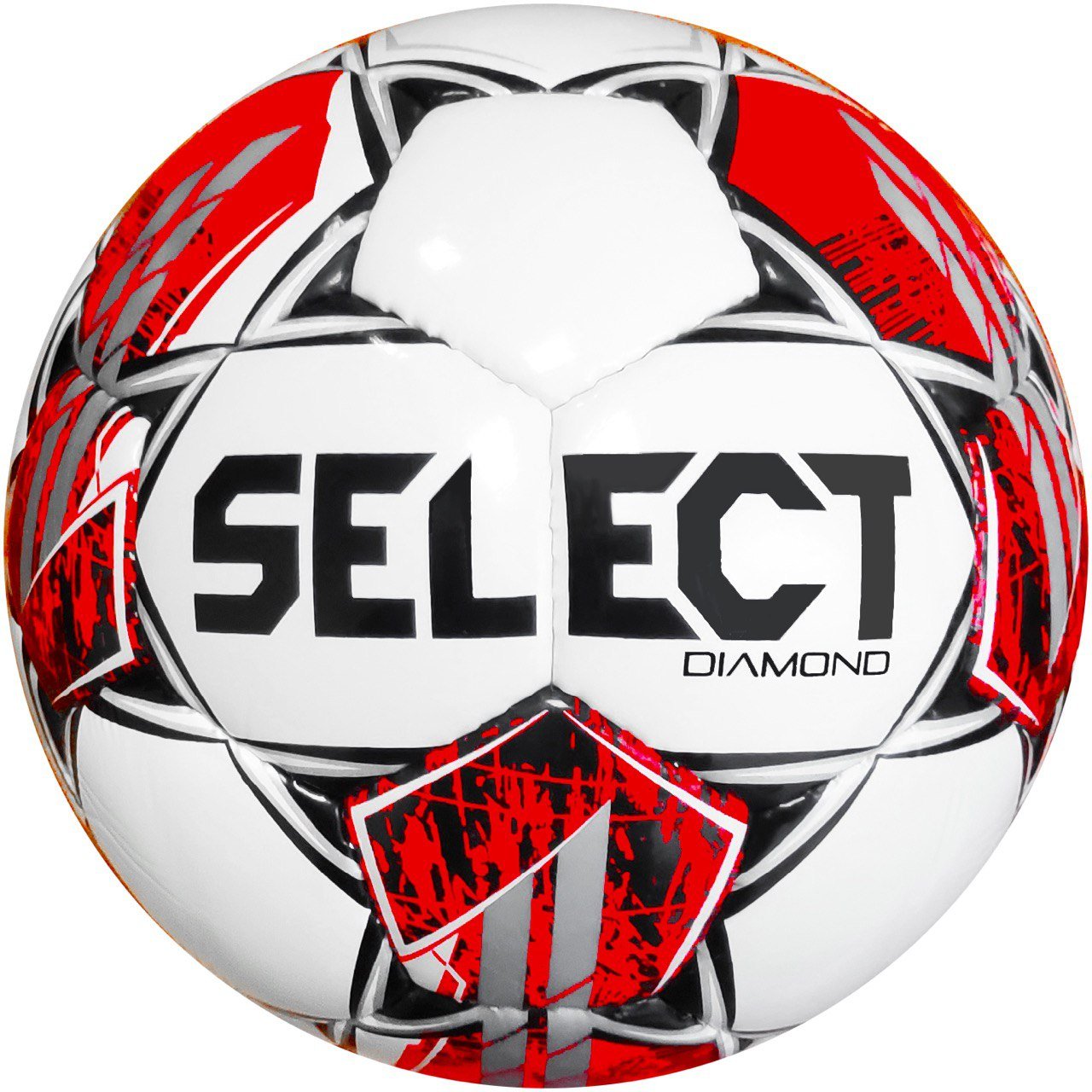 М’яч футбольний SELECT Diamond v23 (127) біл/червон, 3