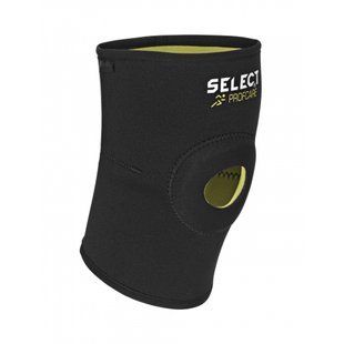 Наколенник с отверстием SELECT 6201 Open patella knee support (010) чорний, XXL