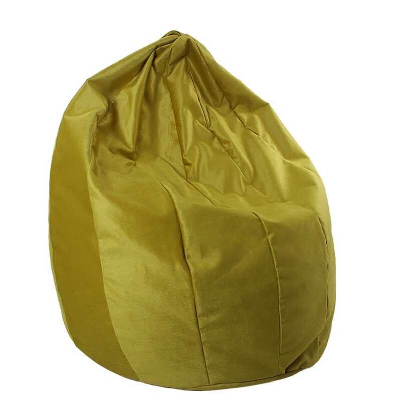 Кресло-мешок "Груша" 207000416 "Homefort" пенополистероловый шарик, ткань велюр - цвет лайм