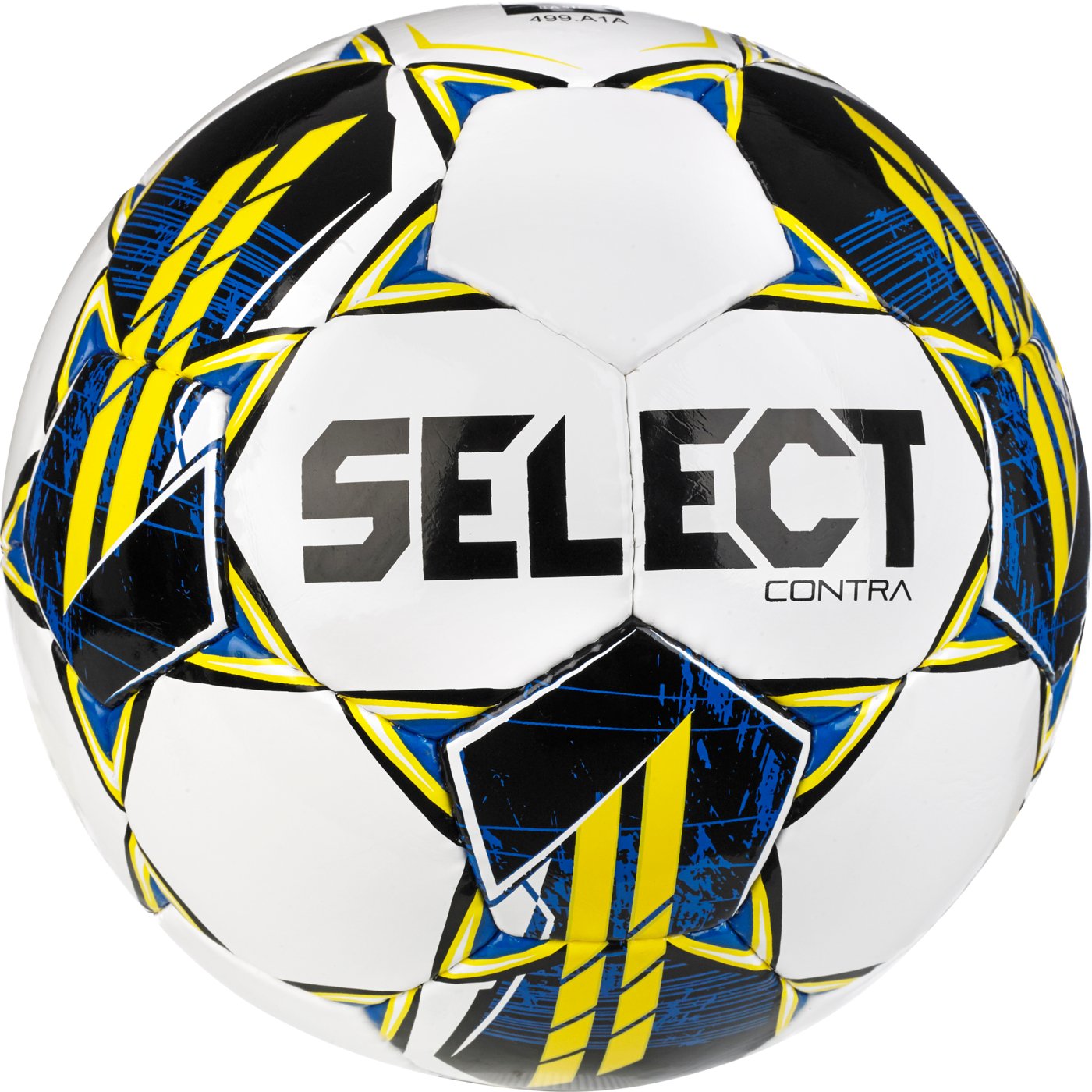 М'яч футбольний SELECT Contra FIFA Basic v23 (196) білий/жовтий, 5, 5