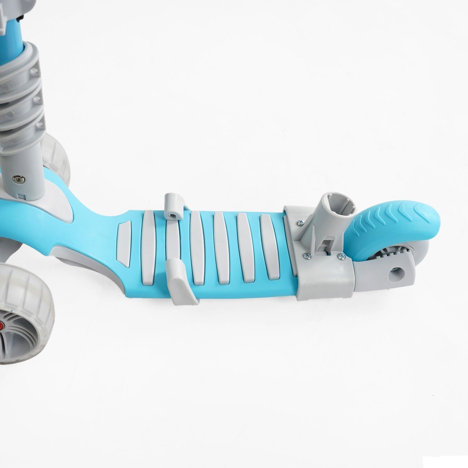 Самокат беговел с родительской ручкой 5в1 (P-92401) Best Scooter, защитный бампер, колеса со светом