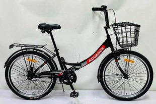 Велосипед складний Corso 24`` Advance (AD-24400) одношвидкісний, складна сталева рама 14``