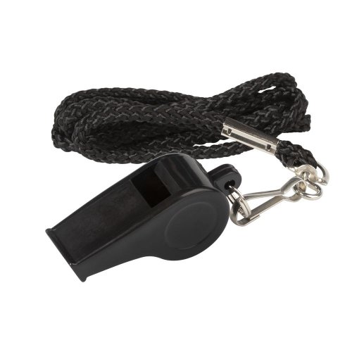Свисток SELECT Referees whistle plastic w/lanyard (001) чорний, L