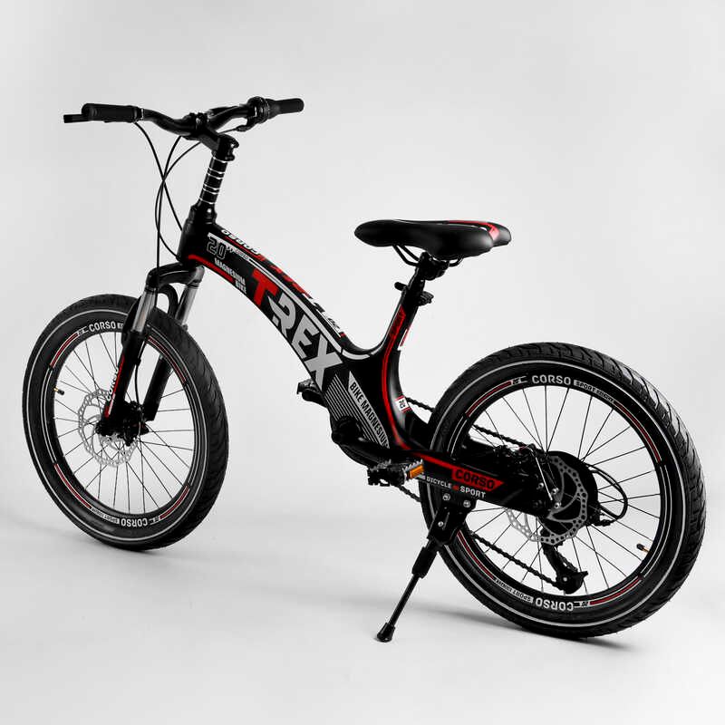 Спортивный велосипед для детей 20’’ CORSO «T-REX» (41777) магниевая рама, оборудование MicroShift, собран на 75%