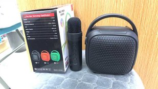 Караоке C 66378 (60) Bluetooth, AUX, USB, підтримка TFcard, мікрофон, підсвічування, в коробці