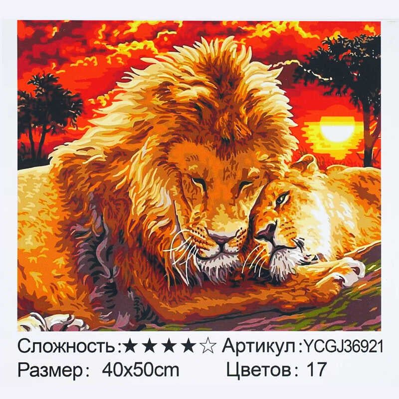 Картина за номерами YCGJ 36921 (30) "TK Group", 40х50 см, "Леви", в коробці