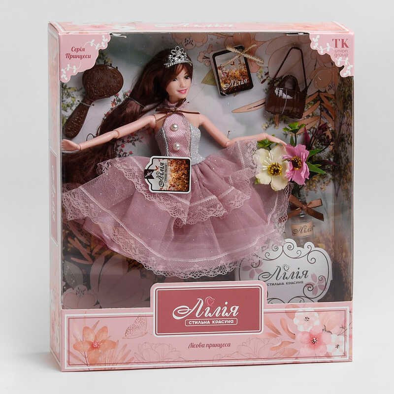 Лялька Лілія ТК - 13366 (48) "TK Group", "Лісова принцеса", аксесуари в коробці
