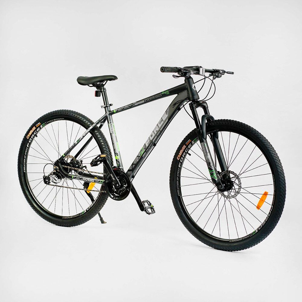 Велосипед Спортивный Corso "X-Force" 29" (XR-29092) рама алюминиевая 19", оборудование Shimano Altus, 24 скорости, вилка MOMA