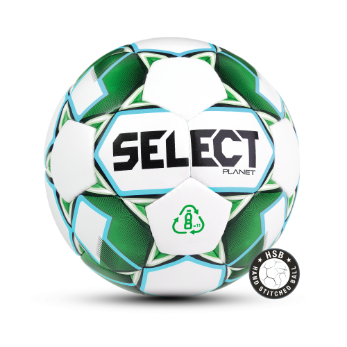 М’яч футбольний SELECT Planet FIFA (928) біл/зел, 4