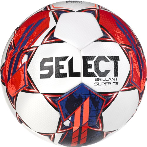 Мяч футбольный SELECT Brillant Super TB v23 (FIFA QUALITY PRO APPROVED) (103) бел/красный, 5, 5