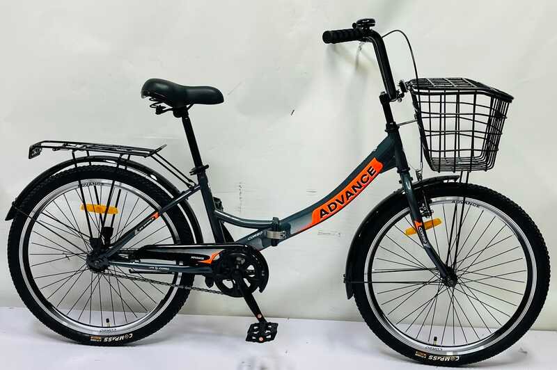 Велосипед складной Corso 24'' Advance (AD-24715) односкоростной, складная стальная рама 14''