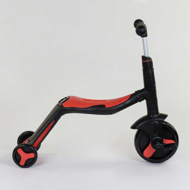 Самокат детский 3в1 JT 28288 Best Scooter, самокат-велобег-велосипед, свет