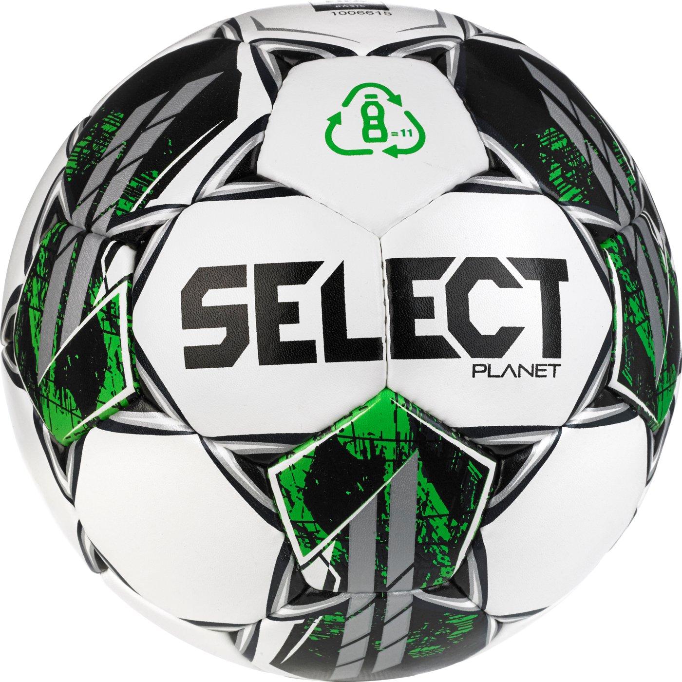 Мяч футбольный SELECT Planet FIFA Basic v23 (963) бело/зеленый, 5, білий/зелений, 5