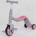 Самокат 3в1 самокат-велобег-велосипед (JT 90601) Best Scooter, свет, 8 мелодий, колёса PU