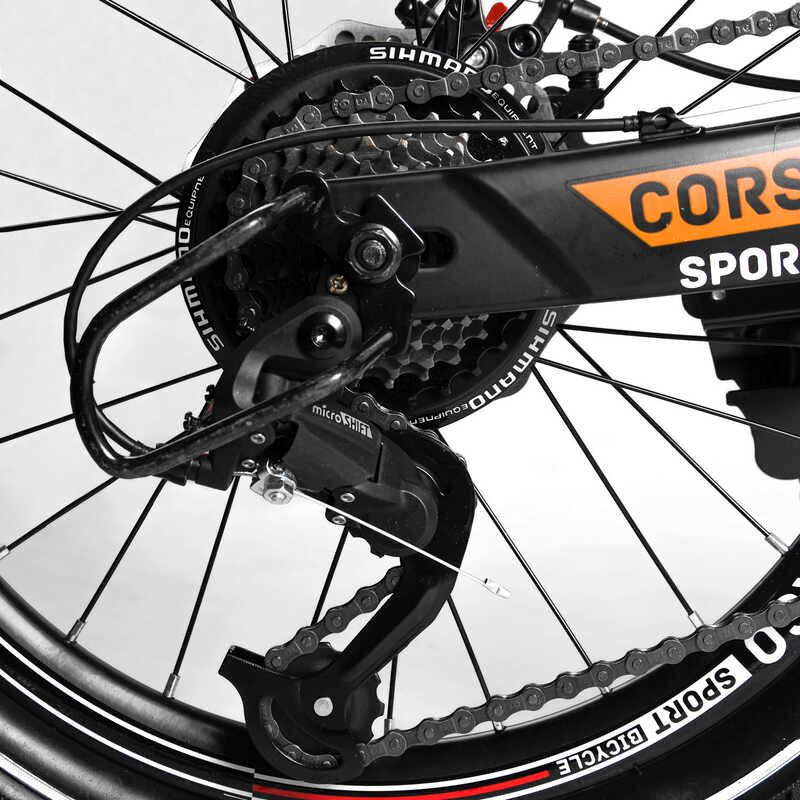 Дитячий спортивний велосипед 20'' CORSO «T-REX» (70432) магнієва рама, обладнання MicroShift, 7 швидкостей