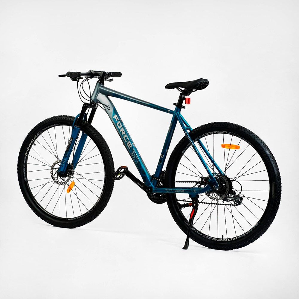 Велосипед Спортивный Corso "X-Force" 29" (XR-29618) рама алюминиевая 21", оборудование Shimano Altus, 24 скорости, вилка MOMA